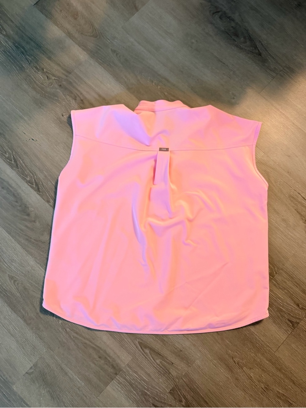 Figs Women’s Fight Club Pink Scrub Top and Jogger Set - Picture 3 of 11